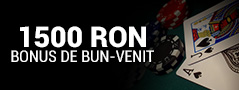 100% pana la 1500 RON Bonus de bun-venit + 20 rotiri gratuite