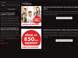 Promotii diferite in cazinourile romanesti